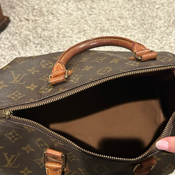 Louis Vuitton Brown Monogram Satchel - Picture 5 of 8
